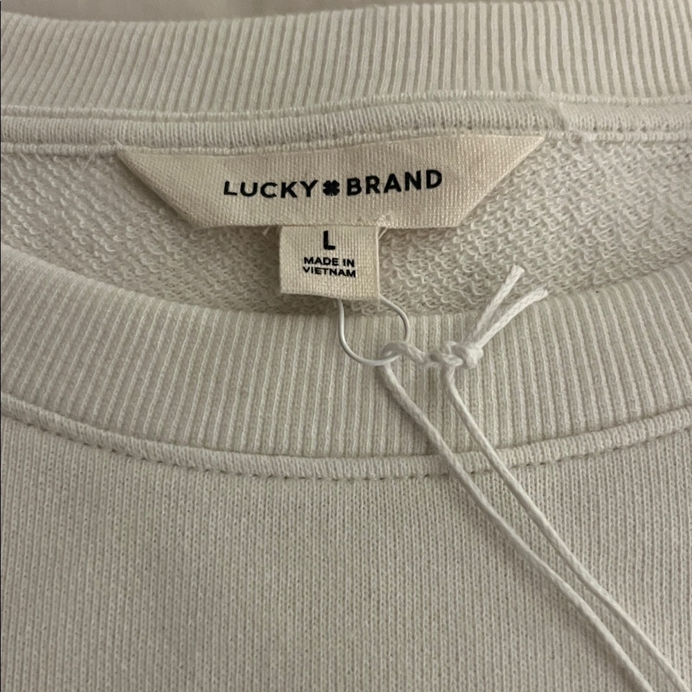 Lucky Brand Women’s Multicolor Graphic Sweatshirt NWT - Picture 3 of 8